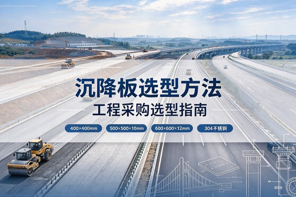金城江沉降板选择方法
