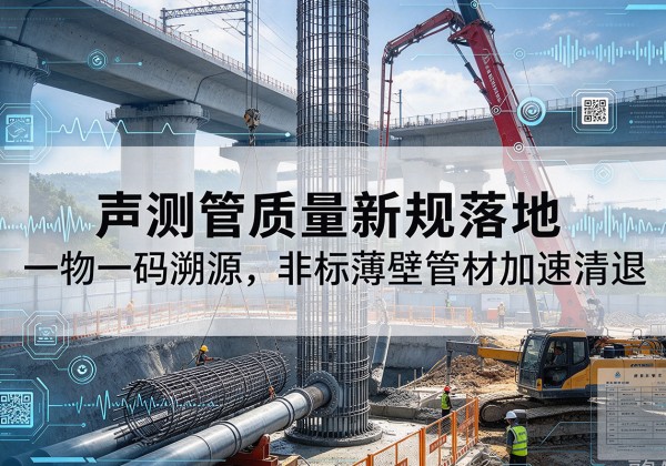 金城江声测管质量新规落地，一物一码溯源，非标薄壁管材加速清退