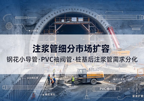 金城江注浆管细分市场扩容，隧道钢花小导管、PVC 袖阀管、桩基后注浆管需求分化