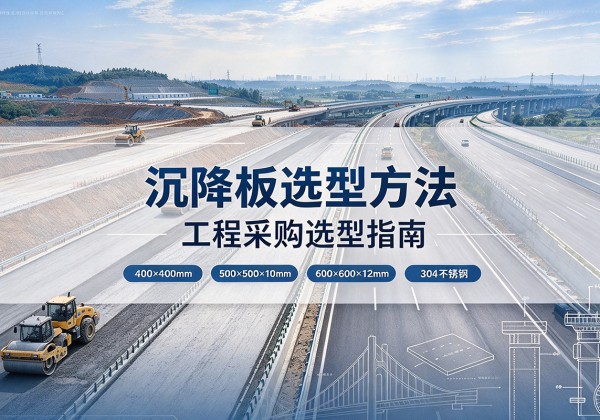 金城江沉降板选择方法